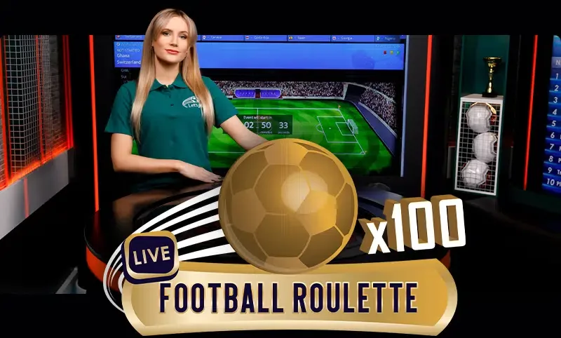 Live Football Roulette game art